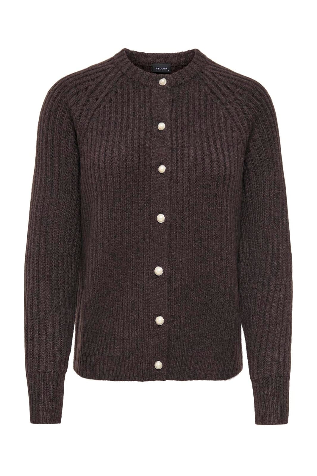 Only - Onlkalibu L/S Cardigan Knt - 5109877 Chocolate Brown