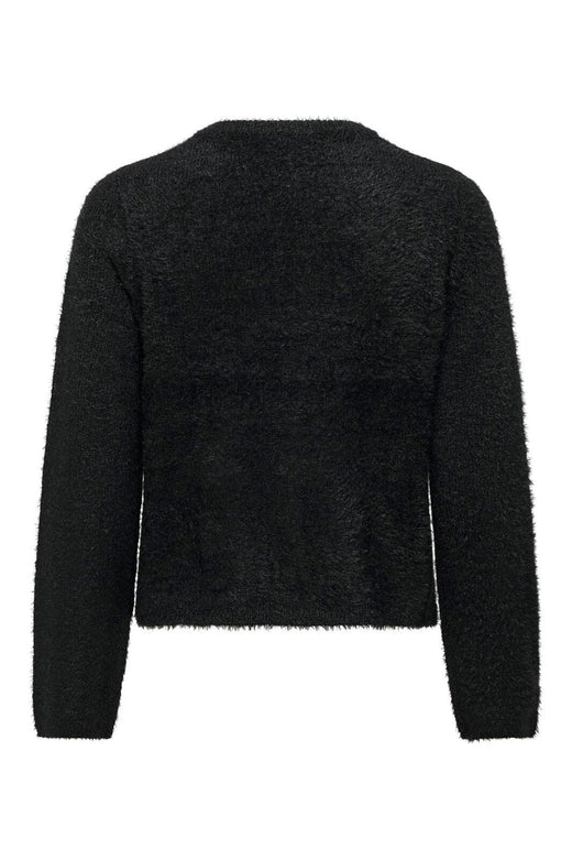 Only - Onlkerry Ls Button Cardigan Cc Knt - 5059033 Black Silver Heart Button