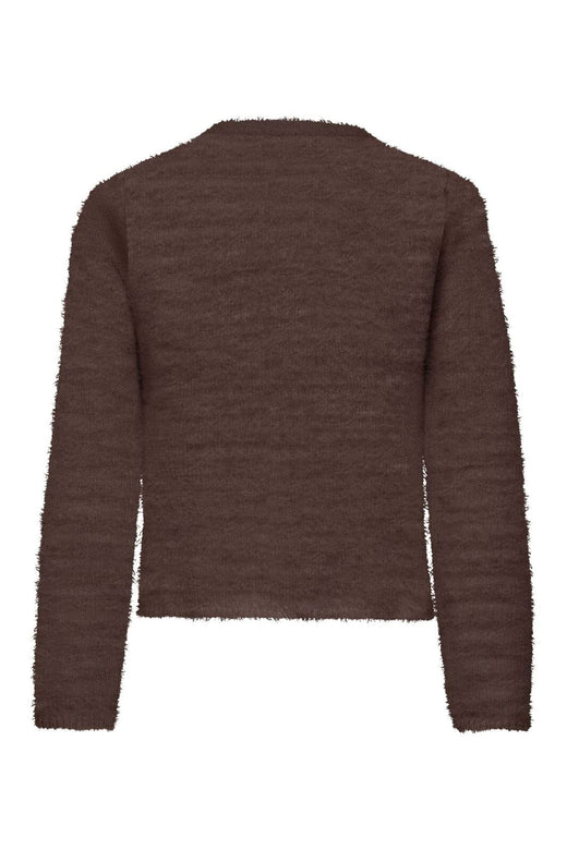 Only - Onlkerry Ls Button Cardigan Cc Knt - 5100850 Bracken Silver Heart Button