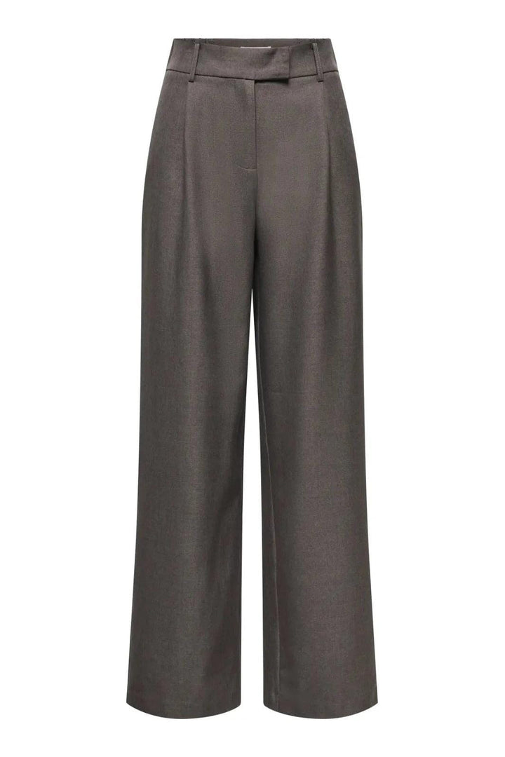 Only - Onllinda Str Mel Pants Tlr - 5035968 Chocolate Torte Melange Bukser 