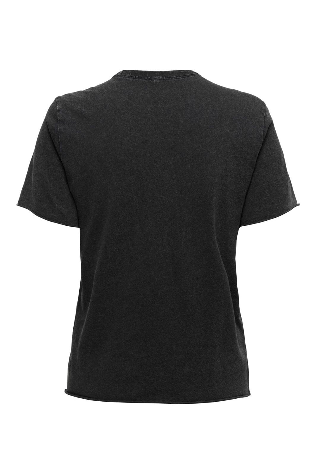 Only - Onllucy Reg S/S Stud Top Box Cc - 4925410 Black Love Your Life + Silver Studs