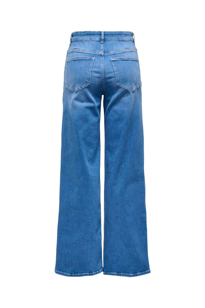 Only - Onlmadison Blush Wide Rea262 - 4902991 Special Bright Blue Denim
