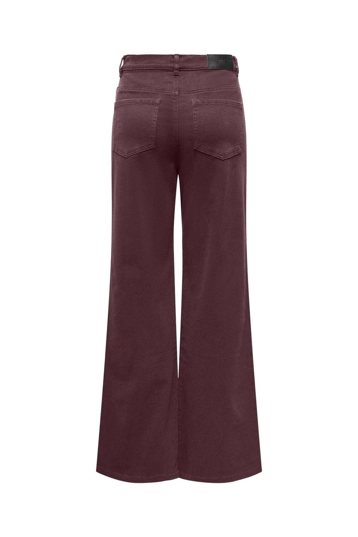Only - Onlmadison-Sille Wide Pant Cc - 5045037 Fudge