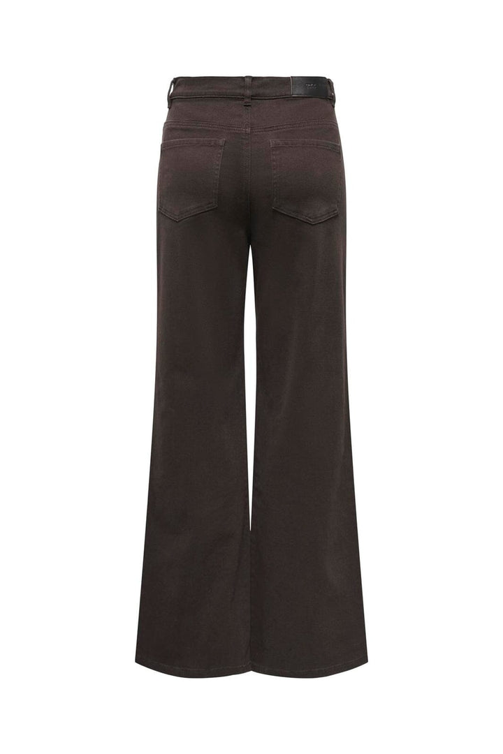Only - Onlmadison-Sille Wide Pant Cc - 5051642 Chocolate Torte