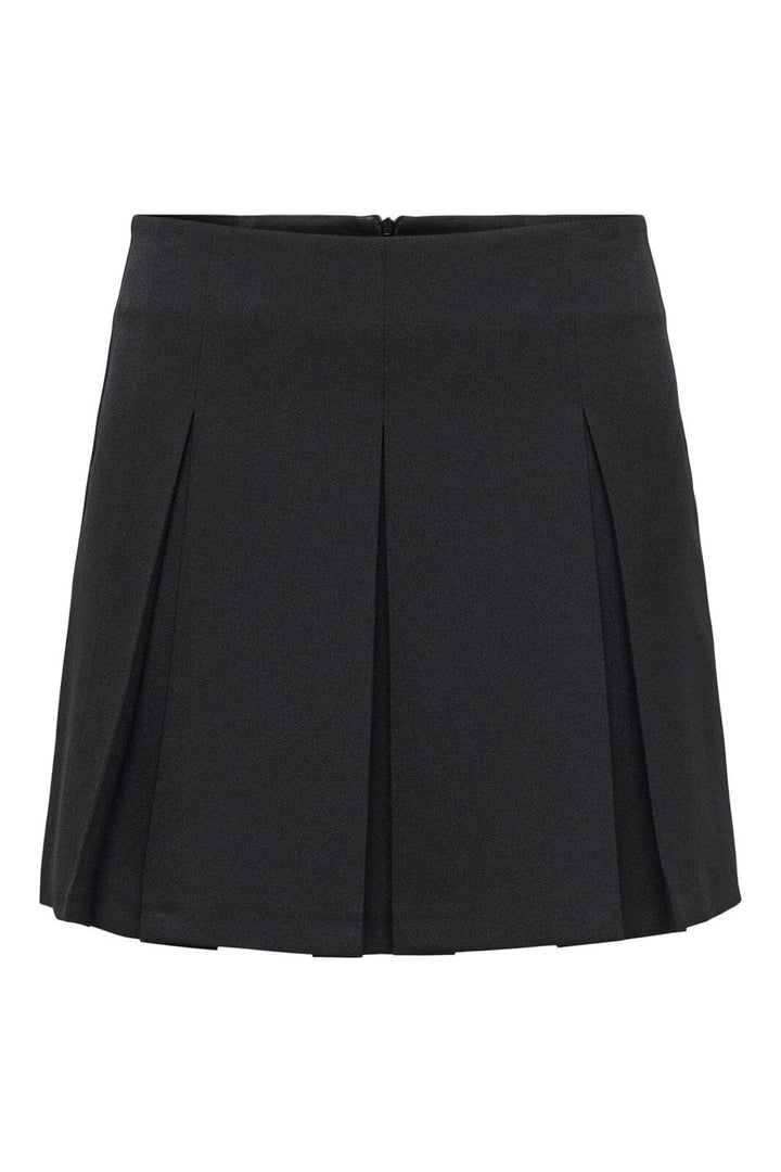 Only - Onlmanheim Life Pleat Skirt Moch Tlr - 4857441 Black