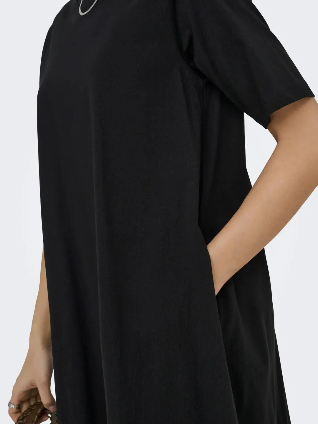 Only - Onlmara S/S Pocket Dress - 5021172 Black Kjoler 