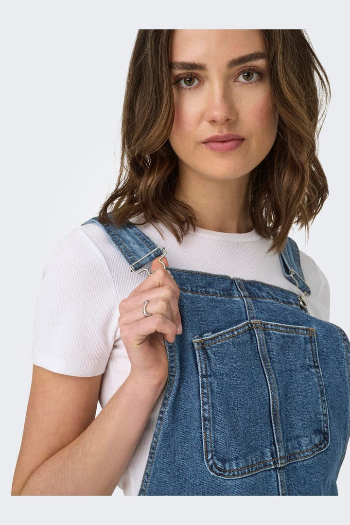 Only - Onlmascha Overall Wide Mae - 4802323 Medium Blue Denim