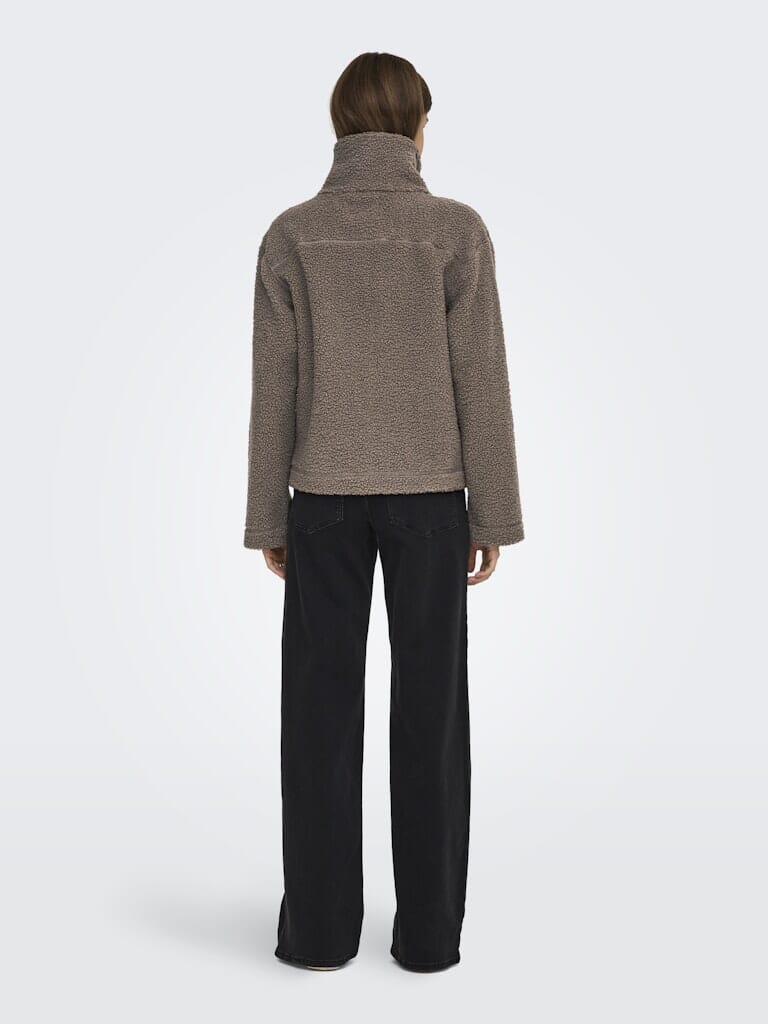 Only - Onlmegan Teddy Jacket - 4903501 Walnut Fleece jakker 