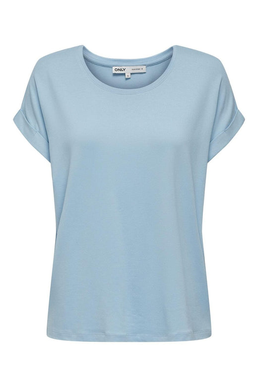 Only - Onlmoster S/S O-Neck Top - 4447962 Clear Sky