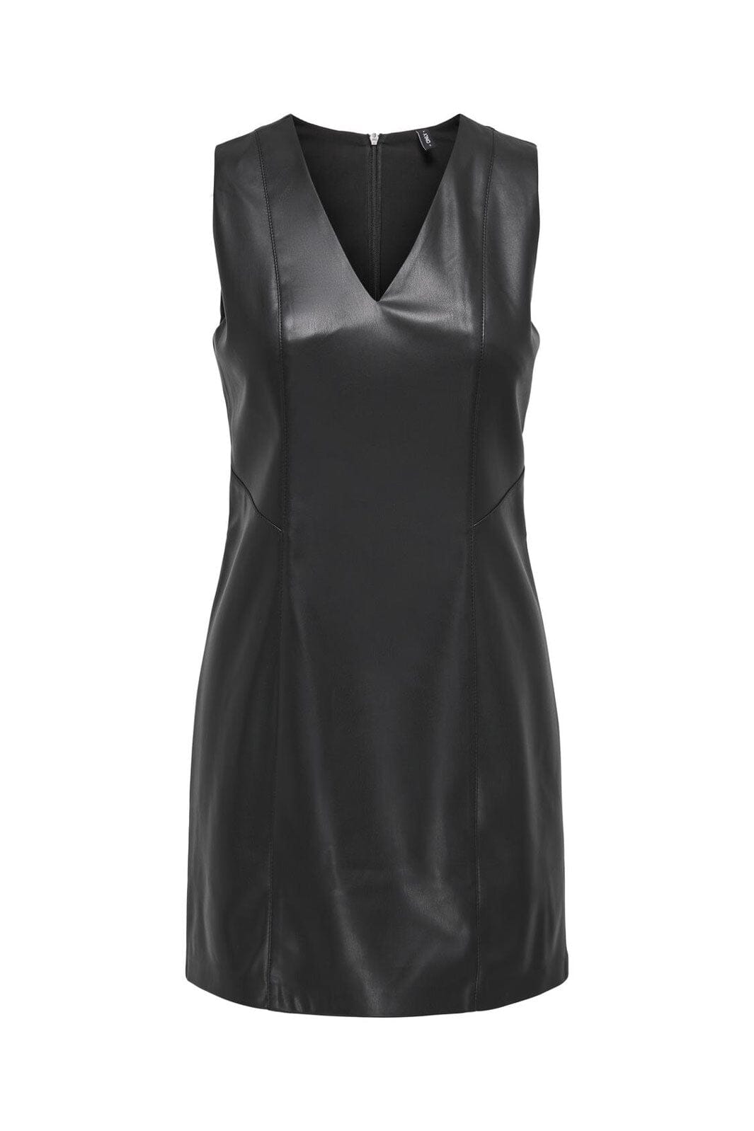 Only - Onlnelly Faux Leather Dress - 4880798 Black