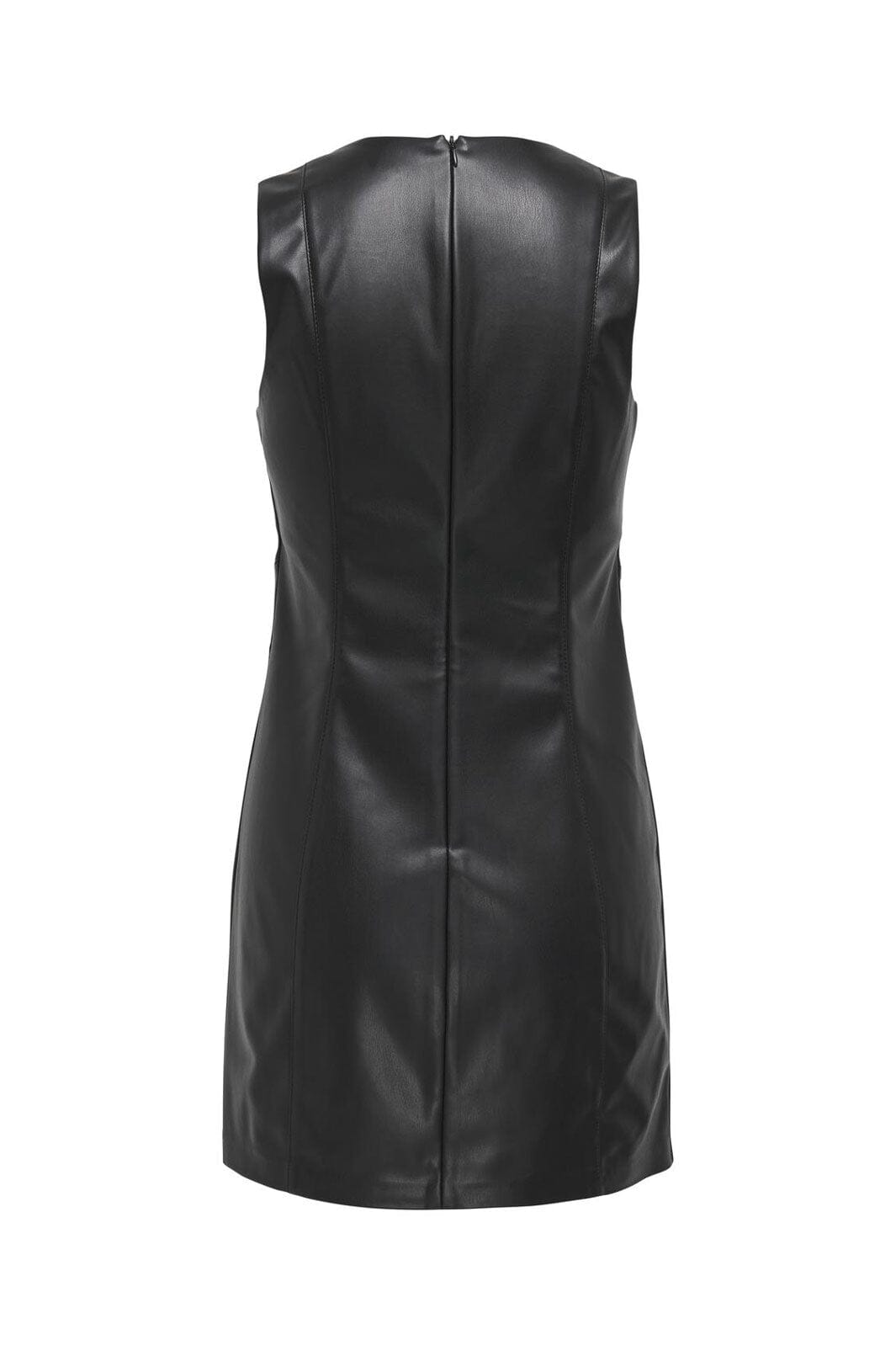 Only - Onlnelly Faux Leather Dress - 4880798 Black