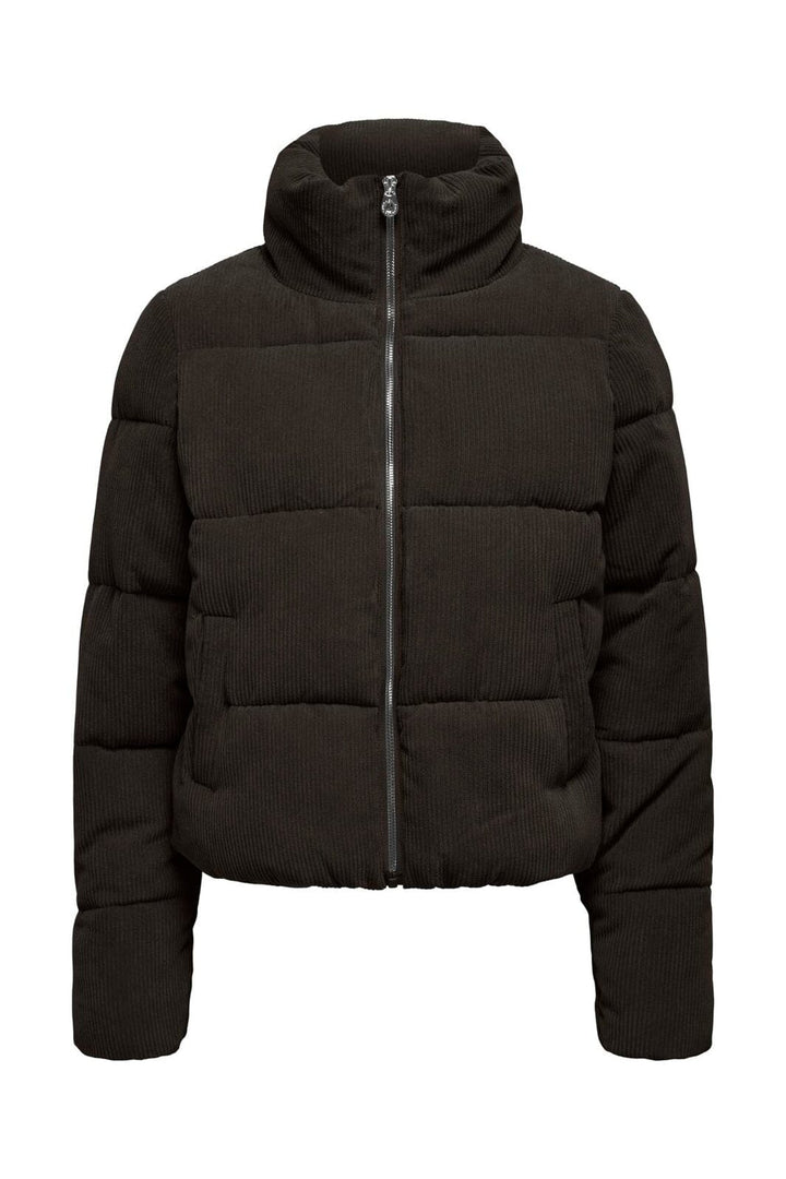 Only - Onlnewdolly Corduroy Puffer - 5118407 Chocolate Torte Big Corduroy Pattern