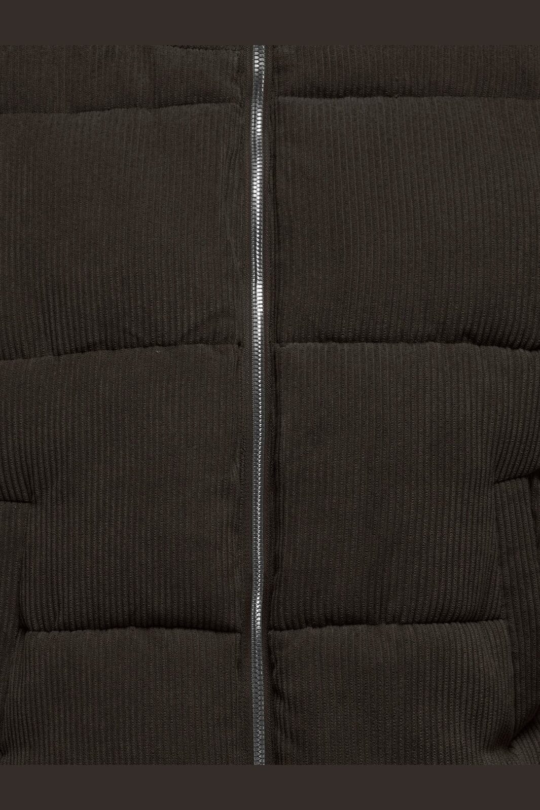 Only - Onlnewdolly Corduroy Puffer - 5118407 Chocolate Torte Big Corduroy Pattern