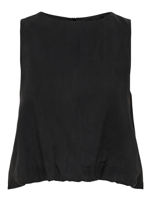 Only - Onlnica Life S/L Modal Bubble Top - 4759987 Black