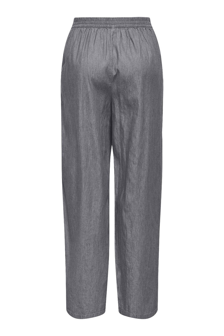 Only - Onlnova Azure Chiara Pant - 4764245 Grey Denim Bukser 