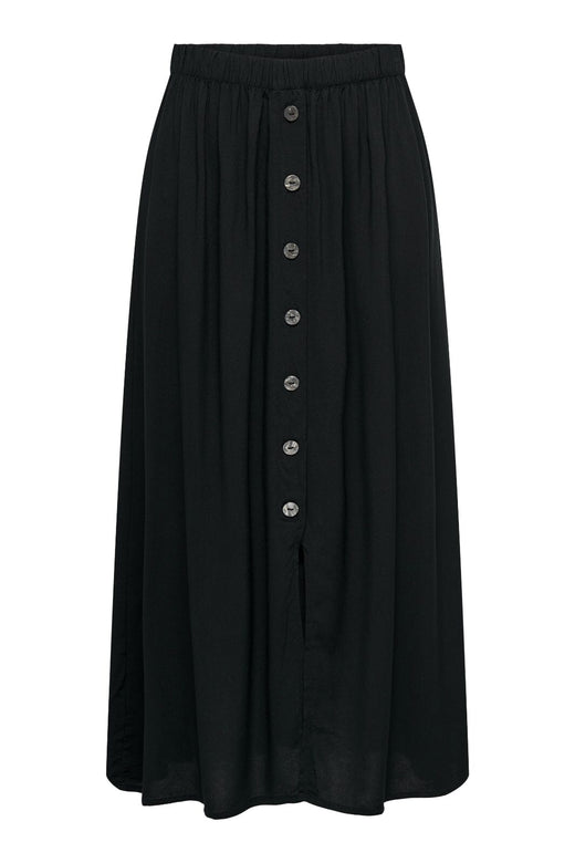 Only - Onlnova Life Vis Button Skirt Solid - 3586254 Black
