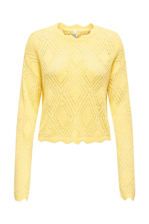 Only - Onlpamela Ls Struct Pullover Cc Knt - 4901687 Sunlight