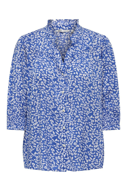 Only - Onlraya 3/4 Shirt - 4824028 Nebulas Blue Hanna Flower