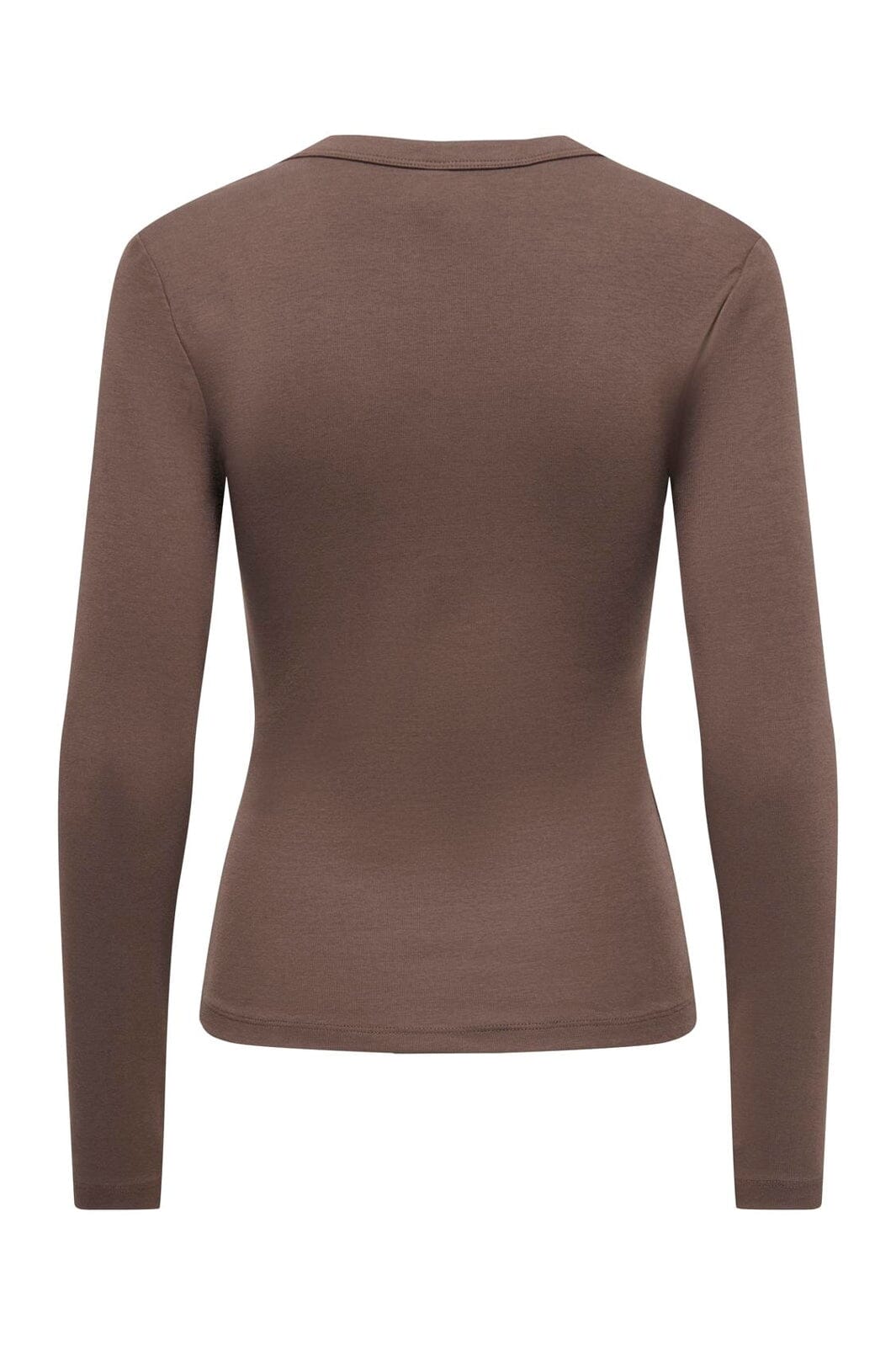 Only - Onlriley L/S V Neck Top - 5263437 Chocolate Martini