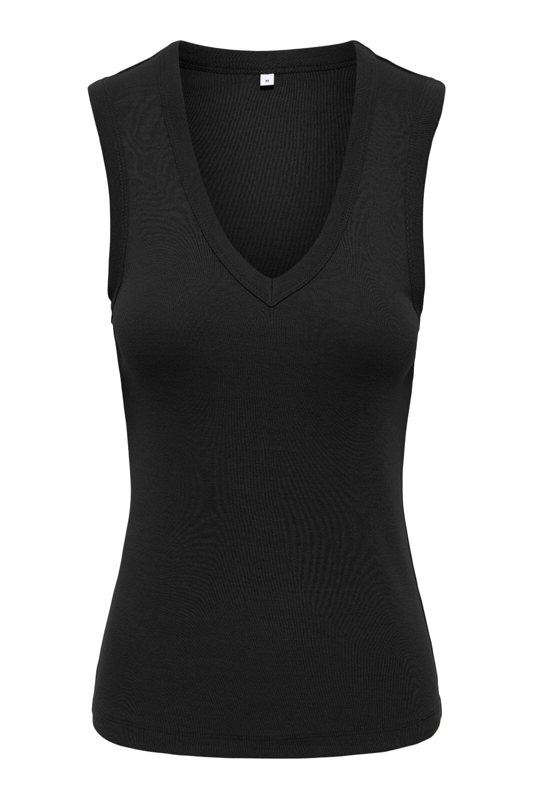 Only - Onlrina V-Neck Tank Top S/L - 5164855 Black Toppe 