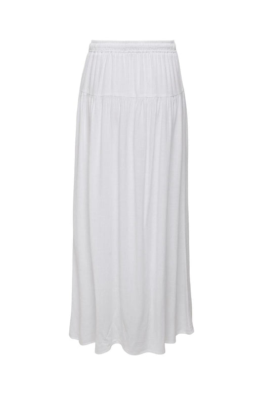 Only - Onlsiesta Linen Bl Long Skirt - 4714254 Bright White