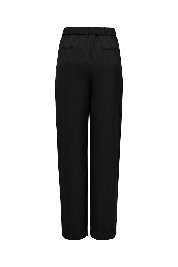 Only - Onlsvea Life Pull-Up Pant - 4957589 Black