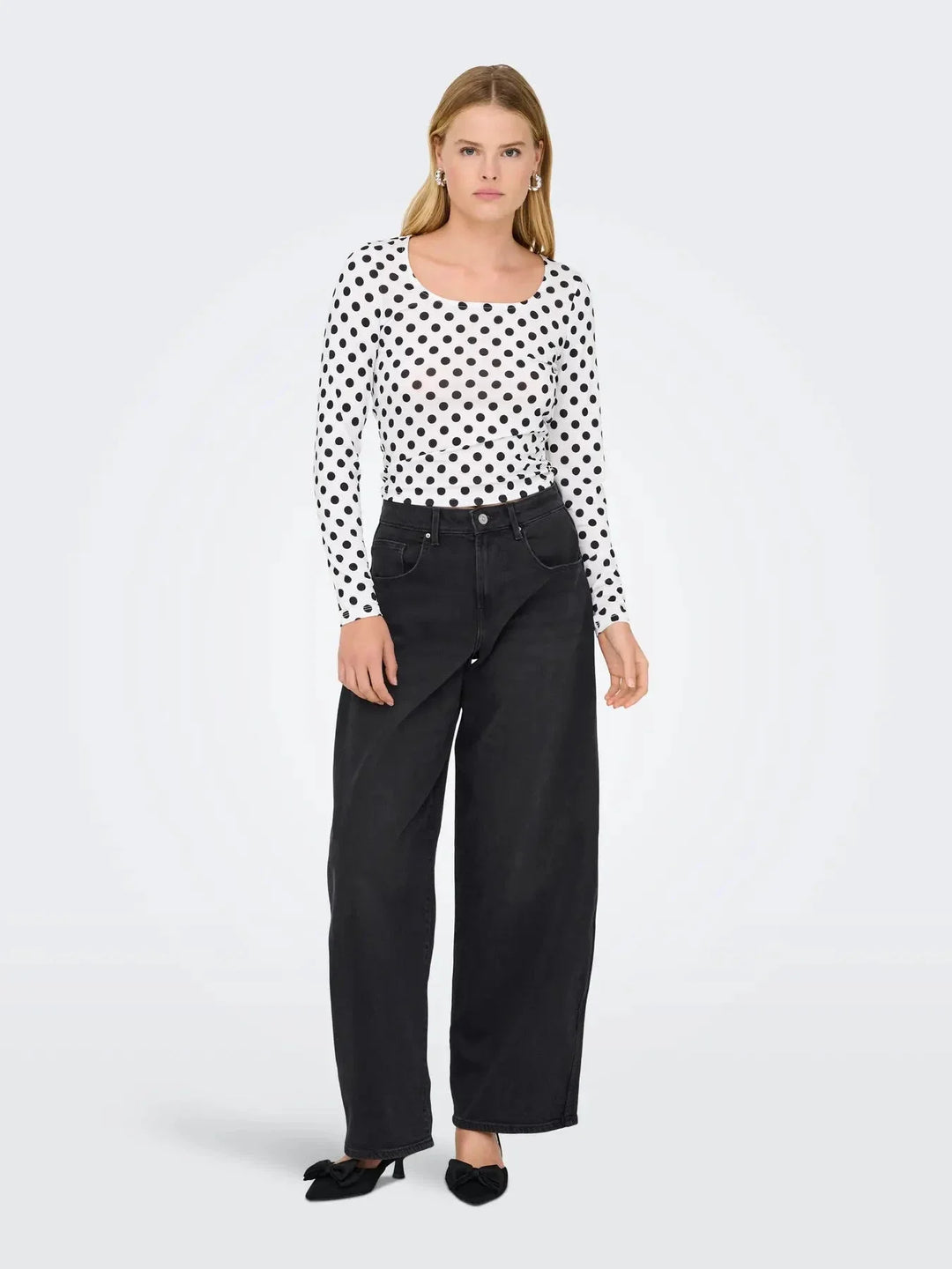 Only - Onltamy Barrel Epp - 4968778 Washed Black Jeans 