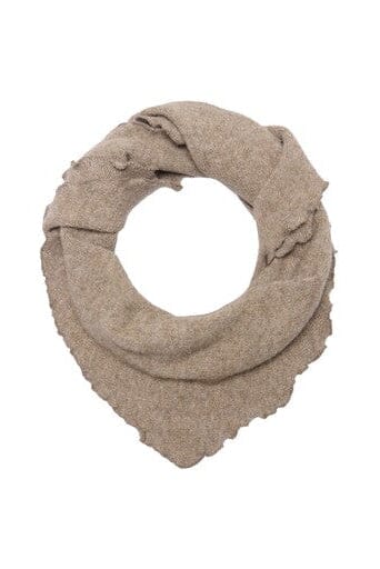 Only - Onlulrikke Frill Scarf Acc - 5209174 Silver Mink Melange Tørklæder 