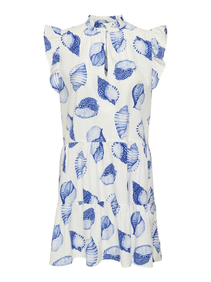 Only - Onlvera Capsl Short Dress - 4883146 Cloud Dancer Sea Shell