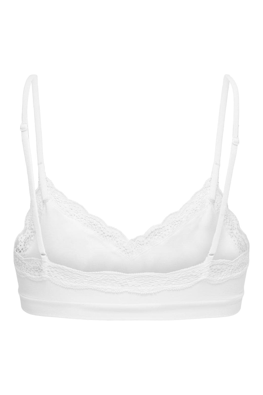 Only - Onlvicky Lace Scoop Neck Bralette Acc - 4928270 Bright White