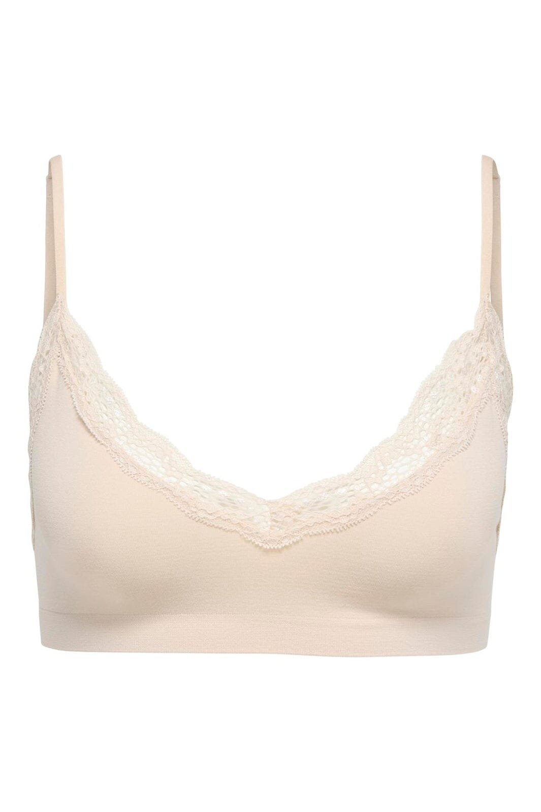Only - Onlvicky Lace Scoop Neck Bralette Acc - 4928271 Peach Taffy