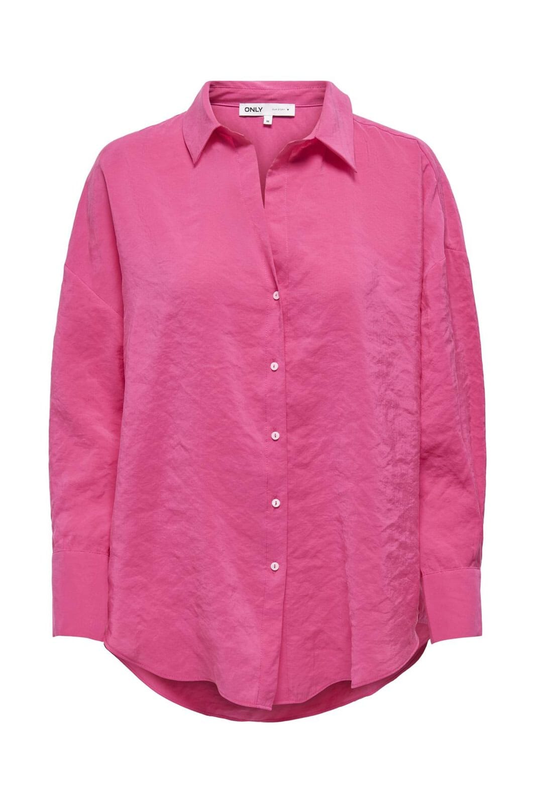Only - Onlzazima L/S Loose Shirt - 4864175 Fuchsia Purple