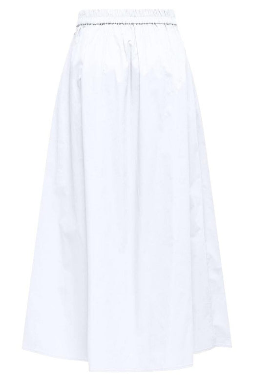 Only - Onlzora Long Pleat Skirt - 4795114 Bright White Nederdele 