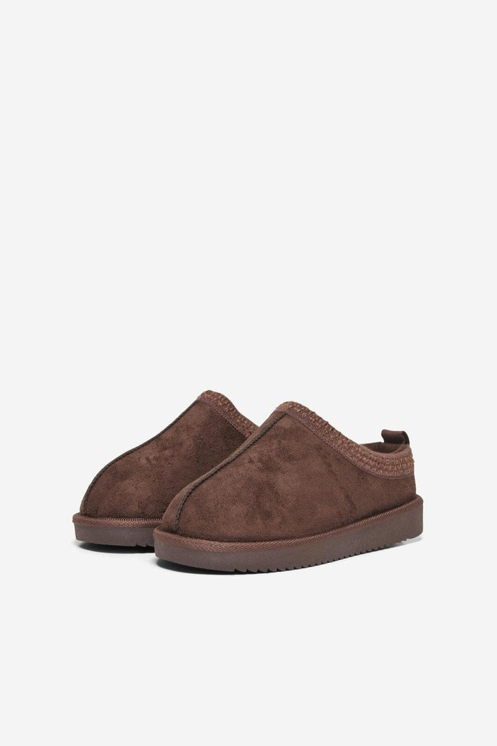 Only Shoes - Onlstella Teddy Lined Slipper - 4841782 Tiramisu