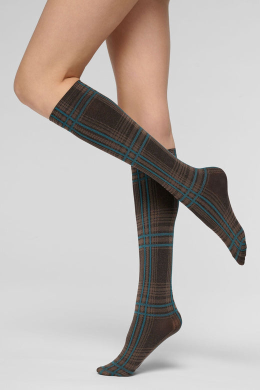 Oroblu - Oroblu Scottish Flair Knee-Highs 60 Knee High Vobc68621 - Brown 4 Strømper 