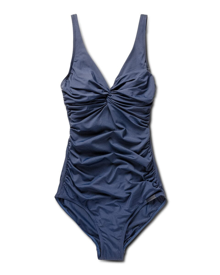 Panos Emporio - Simi Solid Swimsuit Recycled Swimsuit Pews2129 - Navy