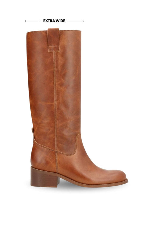 Phenumb Copenhagen - Martina Long Wix Leather PB-D07-MARTIEW - Cognac Støvler 