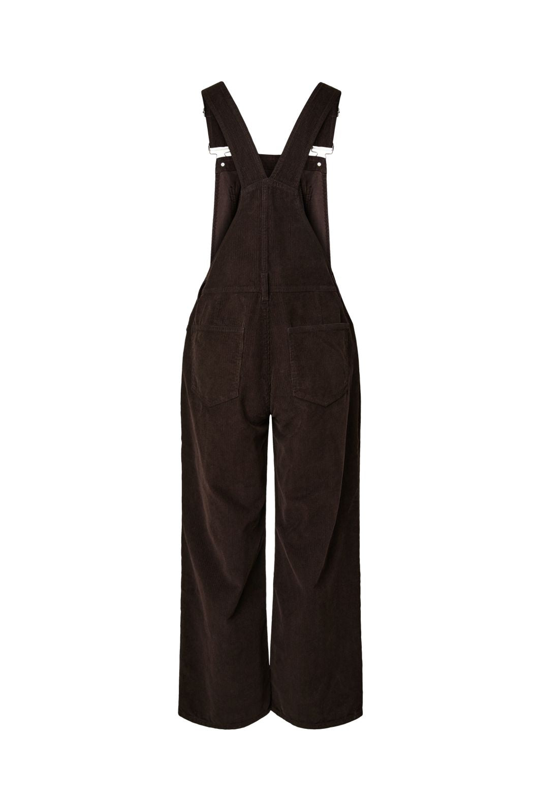 Pieces - Pcaia Corduroy Dungaree - 5191661 Ganache