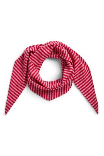 Pieces - Pcalberte Triange Scarf - 5073885 Sea Pink Flame Scarlet Tørklæder 