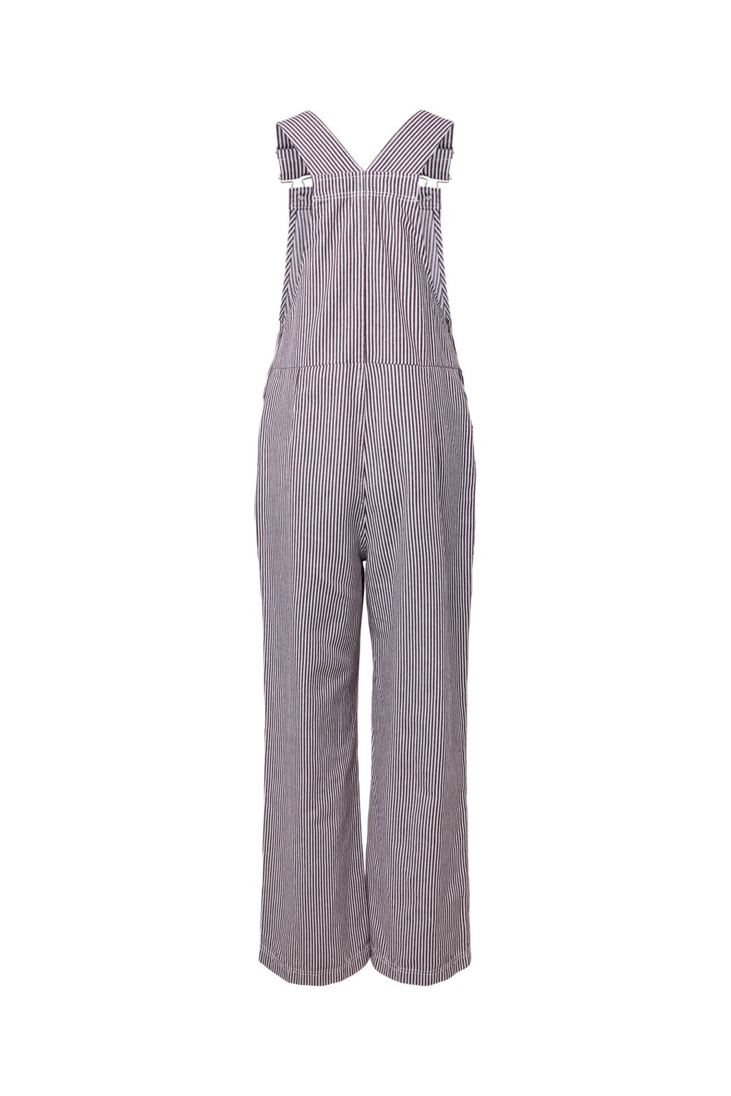 Pieces - Pcallo Dungaree Fsy - 5105194 Winetasting Cloud Dancer