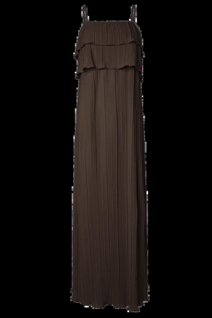 Pieces - Pcamber Sl Ankle Layred Dress Kca - 5104446 Hot Fudge Kjoler 