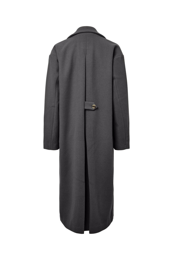 Pieces - Pcamy Long Coat - 5131052 Dark Grey Melange