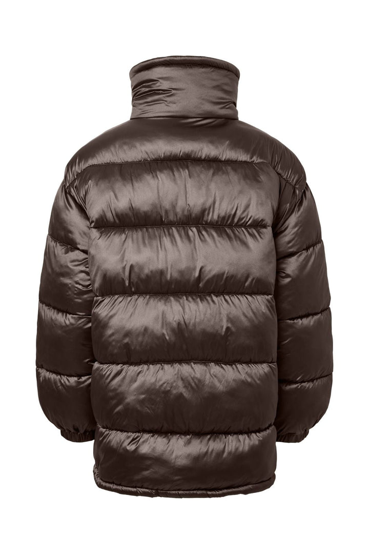 Pieces - Pcashley Puffer Jacket - 5131068 Hot Fudge