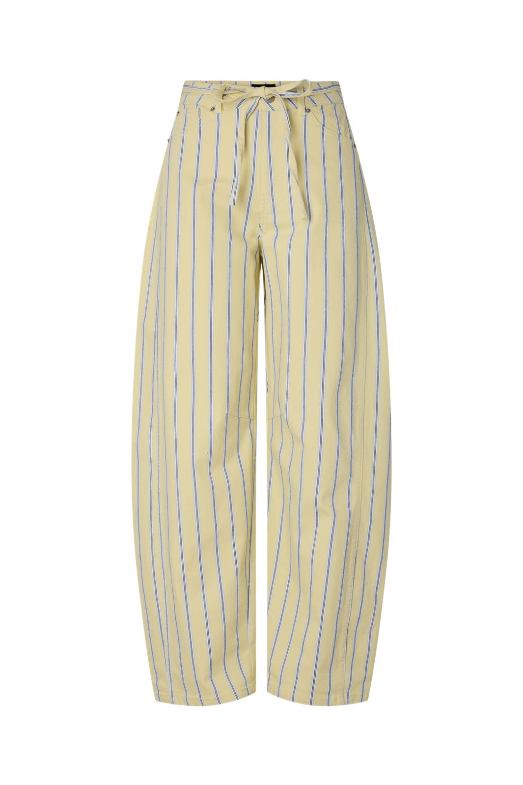 Pieces - Pcbillo Tie Barrel Jeans - 4972412 French Vanilla Cloud Dancer & Beaucoup Blue & Oyster Mushroom