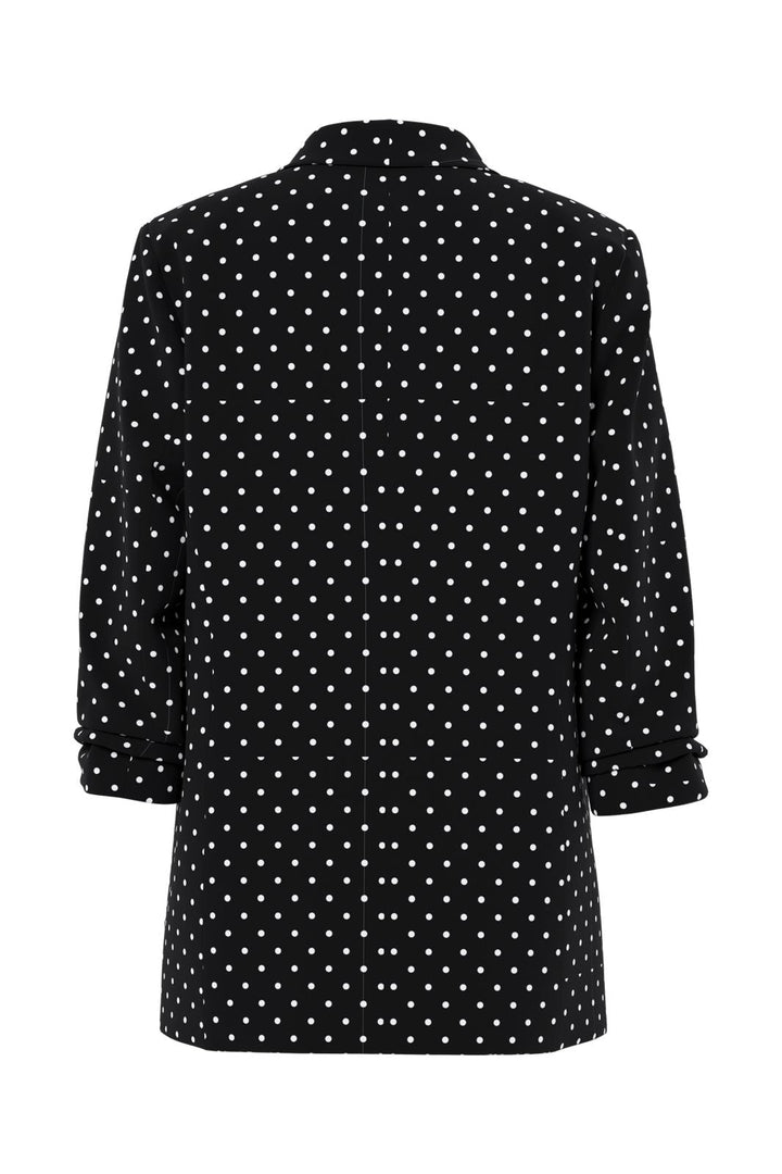 Pieces - Pcbosella 3/4 Printed Blazer - 4881492 Black New Dot