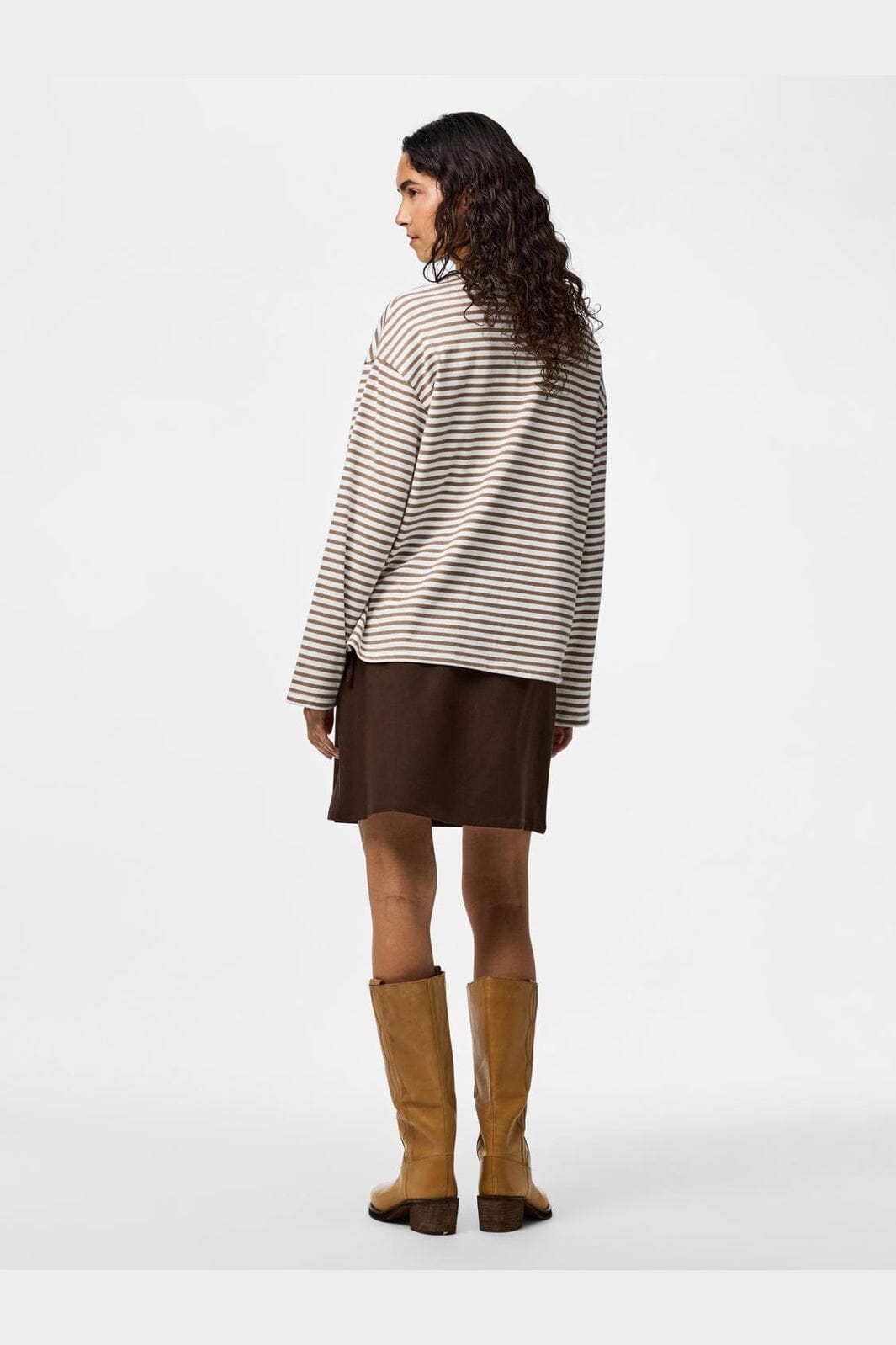 Pieces - Pcbosella Wrap Skirt - 5086154 Hot Fudge