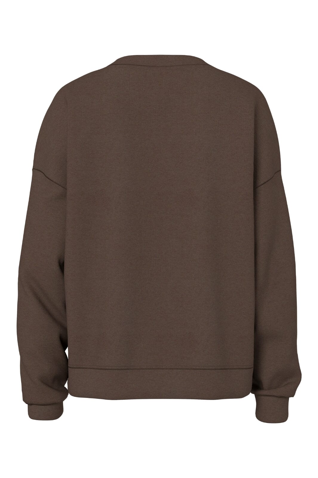 Pieces - Pcchilli Ls Loose Sweat - 4802394 Hot Fudge