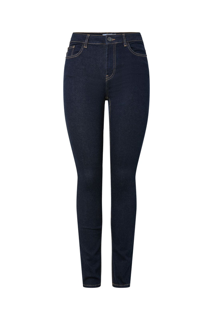 Pieces - Pcdaisy Skinny Jeans - 5039521 Dark Blue Denim Rinse