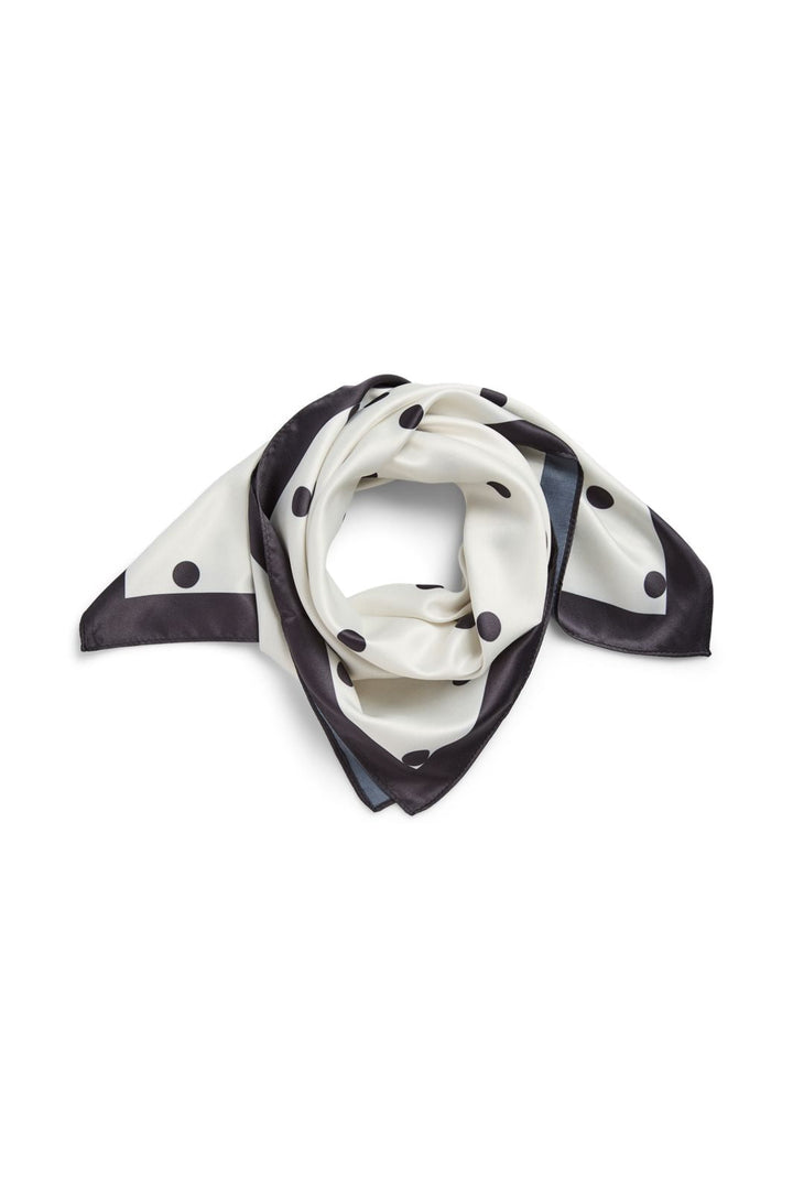 Pieces - Pcdonnie Square Scarf - 4993263 Birch Polka Dots