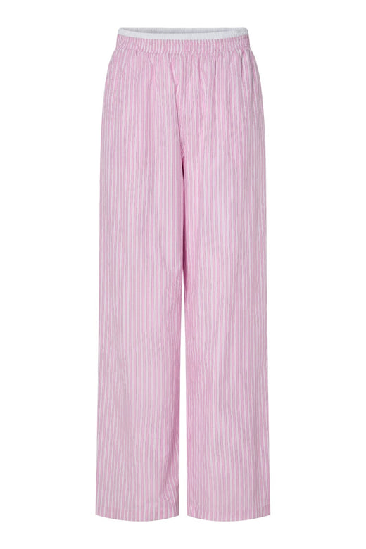 Pieces - Pcfamma Straight Pant Fsy - 4912400 Pink Tulle White/Pink Stripes